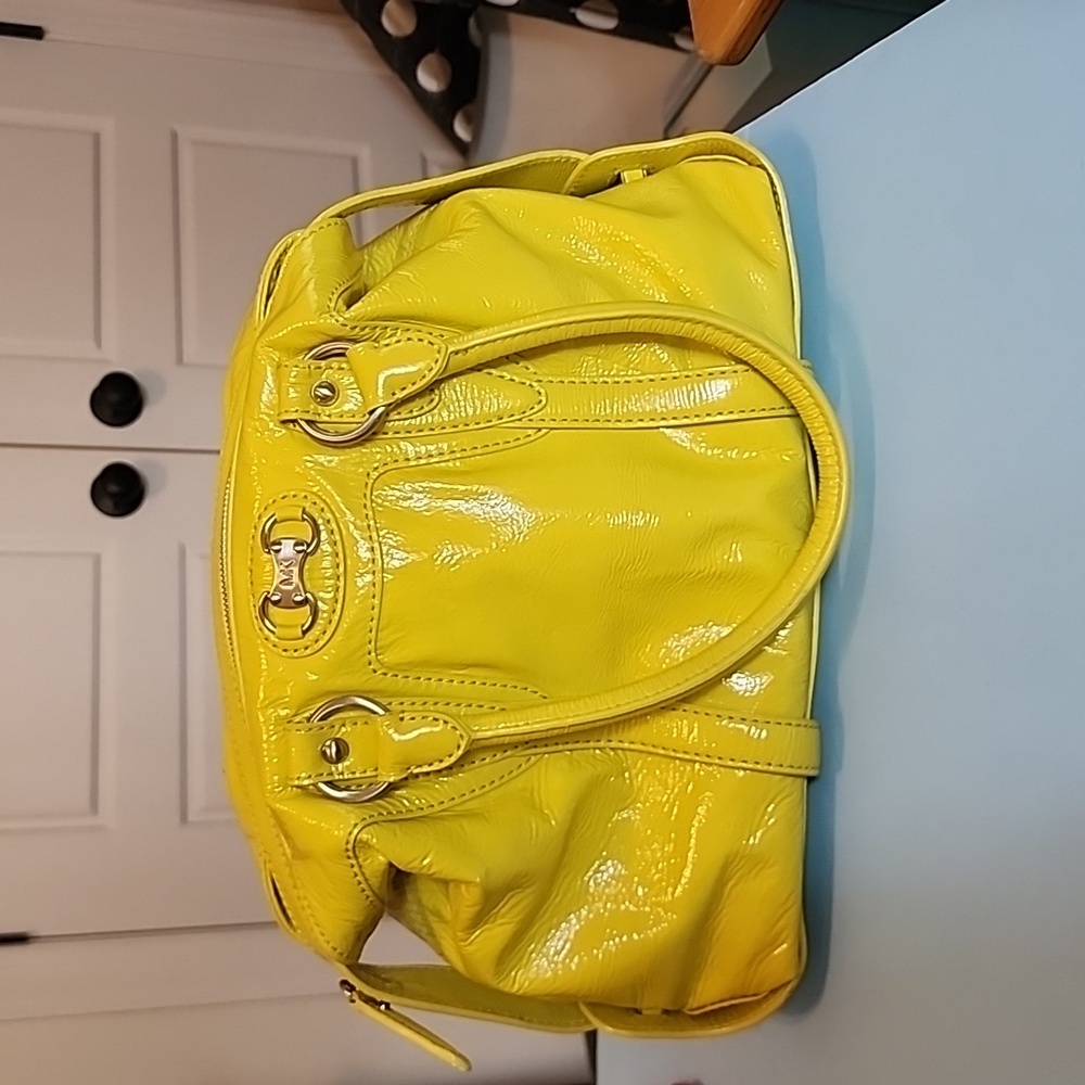 Michael Kors Satchel/handbag, mustard yellow‎